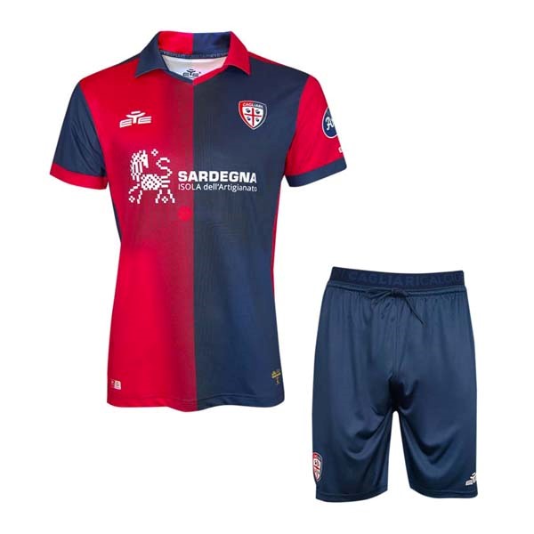 Camiseta Cagliari Calcio Replica Primera Ropa Niño 2023/24